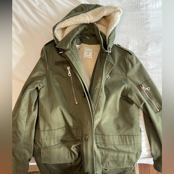 Erdem x H&M Men’s Parka with Sherpa Lining - Picture 4 of 7